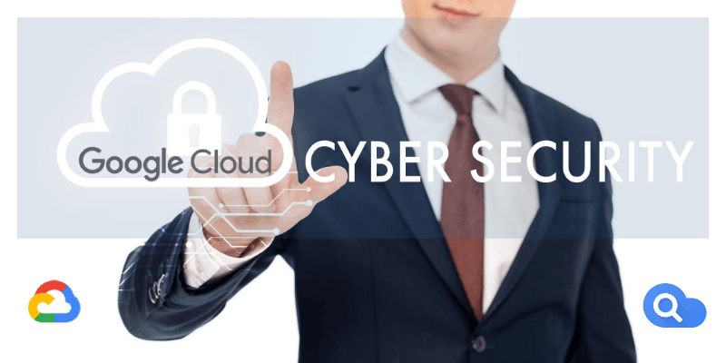 Locadina Aziendale per Google Cloud Cyber Security con loghi Search