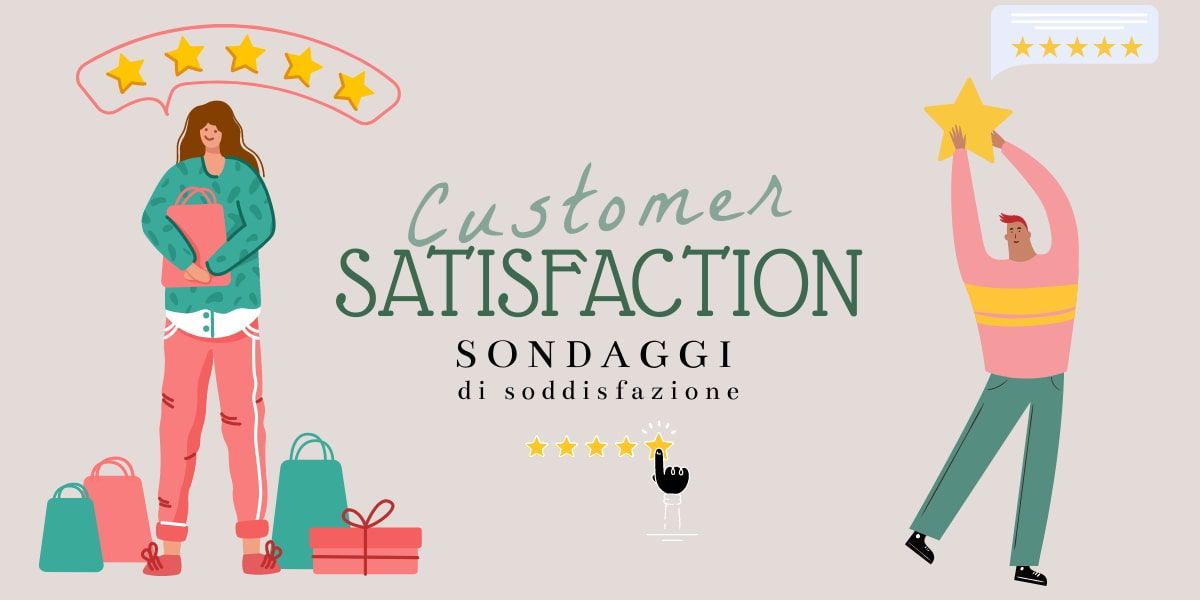 due clienti soddisfatti che acquistano appartenenti al sondaggio della customer satisfaction