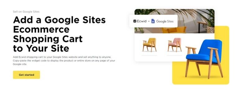 google sites ecommerce