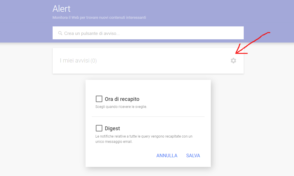 Come attivare gli avvisi con Google Alert per automatizzare la tua ricerca