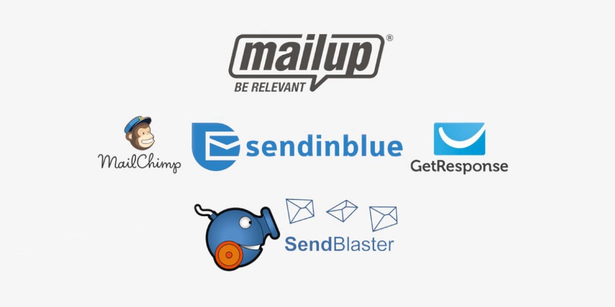 Infografica di sviluppatori di software: mailup - mailchimp - sendiblue - getresponse