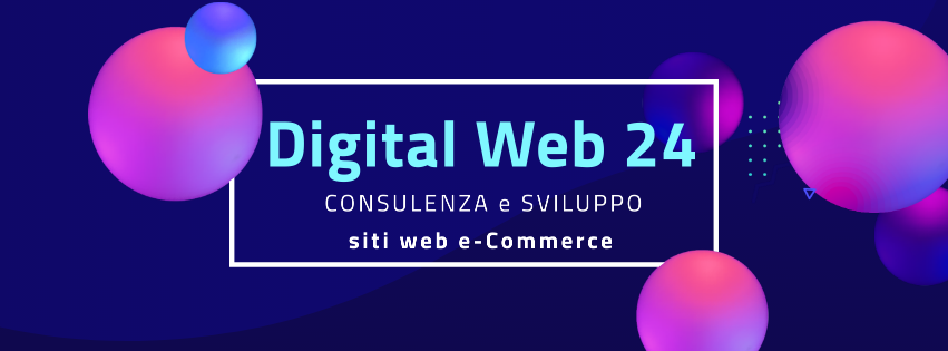 Locadina Digital Web 24 Consulenza e Sviluppo - Siti Web e E-Commerce