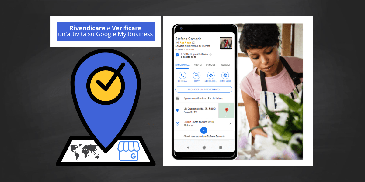 Rivendicare e verificare la scheda Google My Business