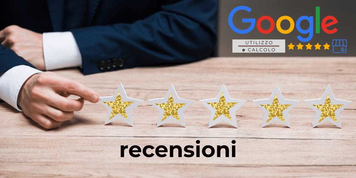 Infografica 5 stelline Recensioni Google Business Profile