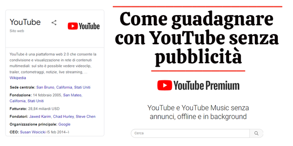 Come guadagnare con YouTube senza pubblicità: 7 modi